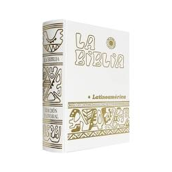 Biblia Latinoamérica Bolsillo Blanca (letra pequeña)
