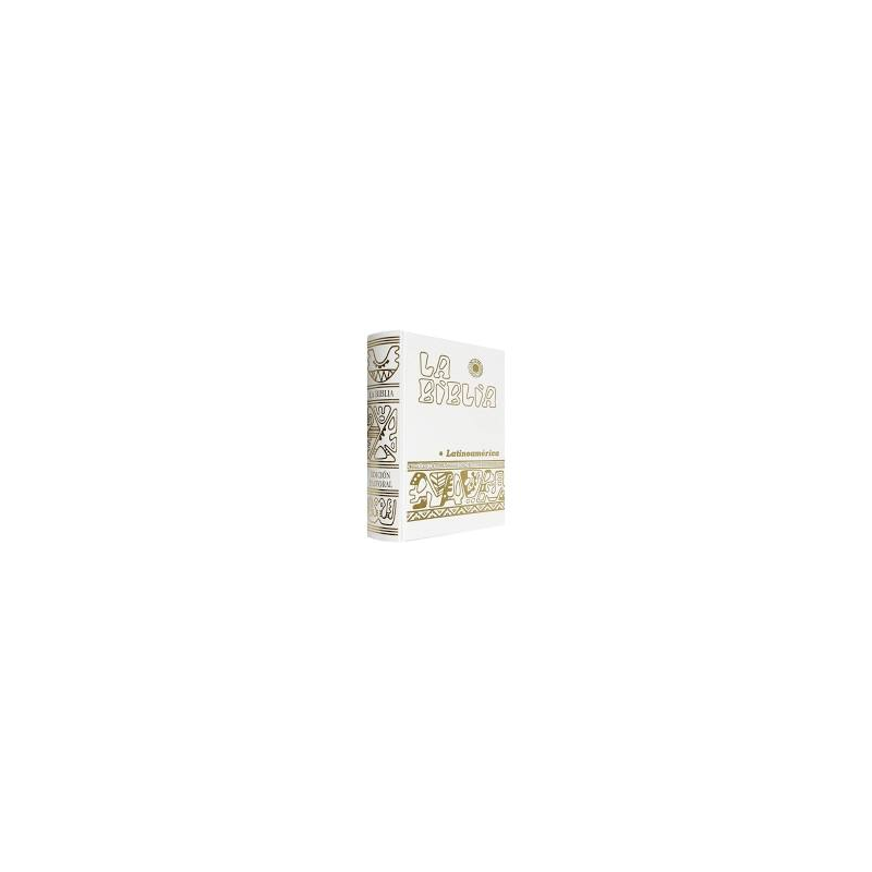 Biblia Latinoamérica Bolsillo Blanca (letra pequeña)