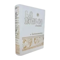 Biblia Latinoamérica Letra Grande Blanca