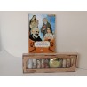 Kit Mini Velas 12 santos diversos + Libro de los santos julio-agosto-septiembre