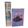 Pack Devocionario a la Virgen Dolorosa + Cirio de 20 x 4.5 cm