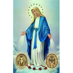 Estampa Serie Piedad num. 48 Virgen María de la Medalla Milagrosa