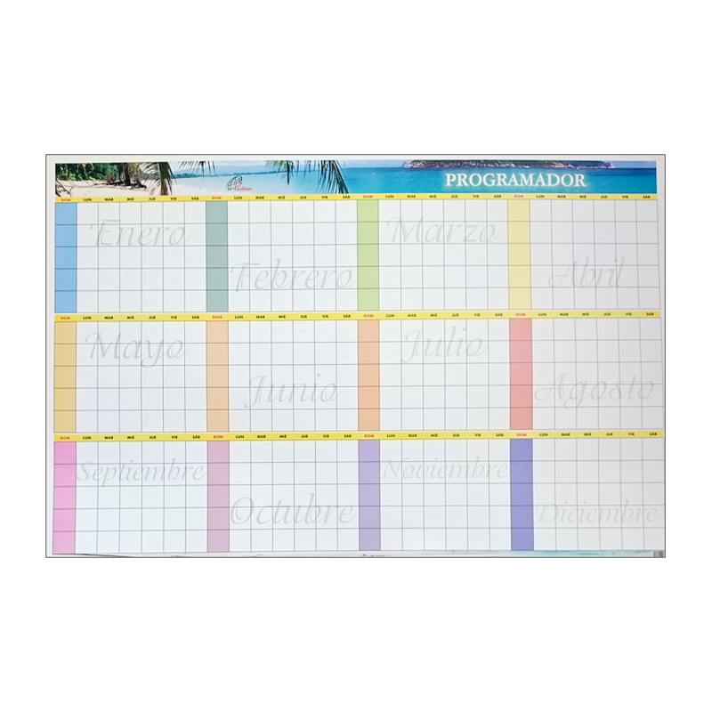 Pack 10 Calendario Permanente Anual (PROMOCIÓN ESPECIAL)