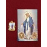 Pack Medalla Virgen Milagrosa con 10 estampas