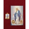 Pack Medalla Virgen Milagrosa con 10 estampas