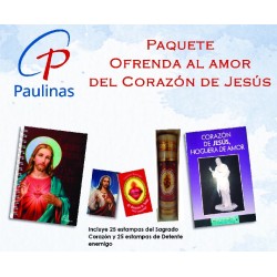 Paquete ofrenda al amor del Corazón de Jesús