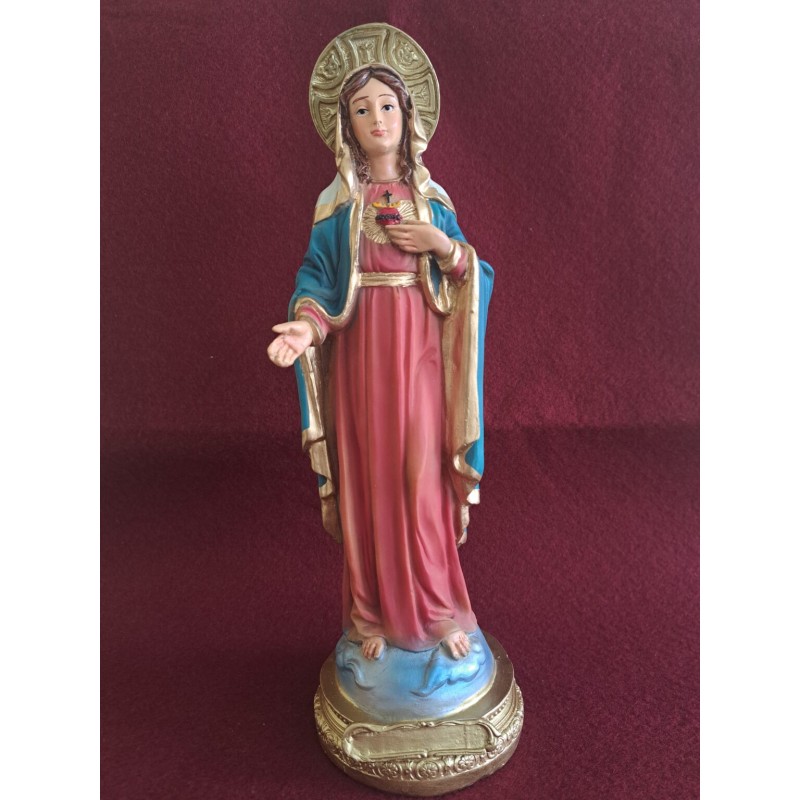 Virgen Corazón de María bulto 30 cm