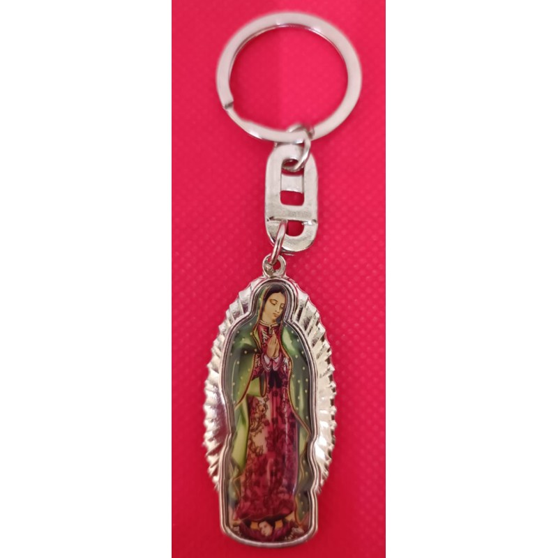 Llavero silueta Virgen de Guadalupe