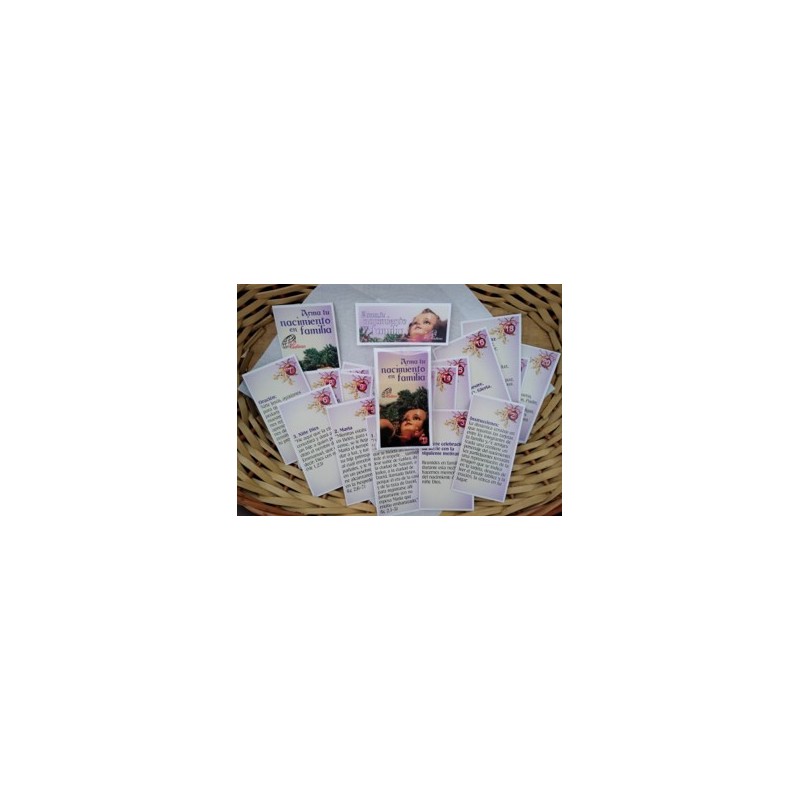 Arma tu nacimiento en familia (20 Tarjetas)
