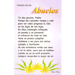 Tarjeta Postal Ocasiones 24 (Abuelos)