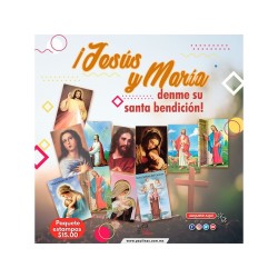 ¡Jesús y María… denme su santa bendición!