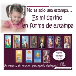 Es mi cariño en forma de estampa (paquete 12 estampas)