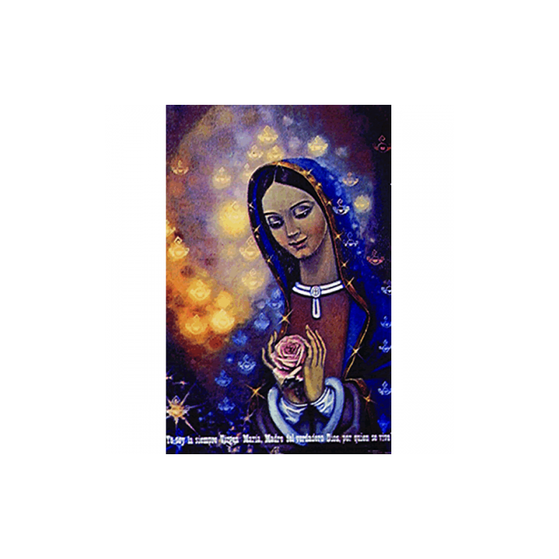 Estampa Imágenes 5 (Virgen de Guadalupe con rosas)