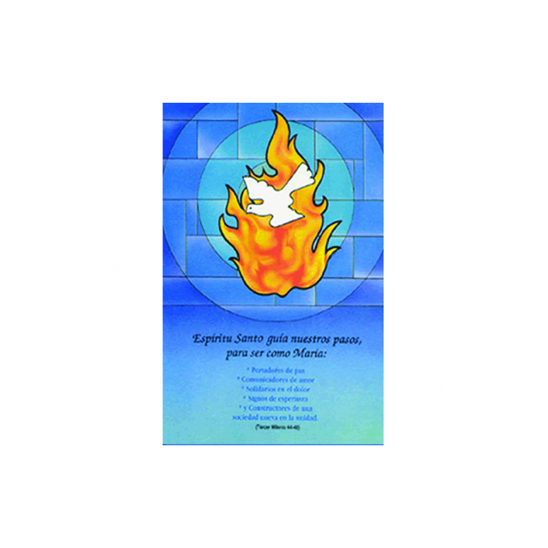 Estampa Pentecostés 3 (¡Espiritú Santo guía nuestros pasos!)
