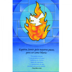 Estampa Pentecostés 3 (¡Espiritú Santo guía nuestros pasos!)