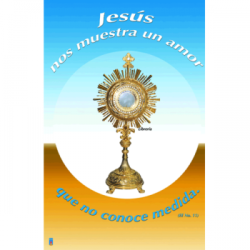 Poster Eucaristia 02 (Jesús nos muestra)