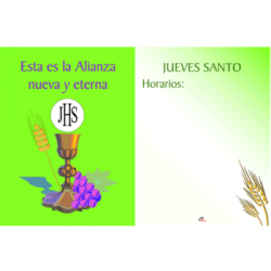 Poster Horario Semana Sta. 3 (jueves)