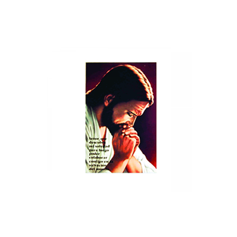 Poster Jesús orante