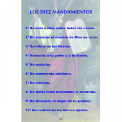 Poster Los Diez Mandamientos