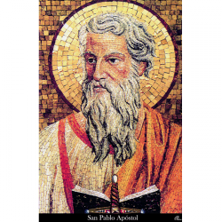 Poster Mediano, Pastoral 5 (San Pablo Apóstol-mosaico)