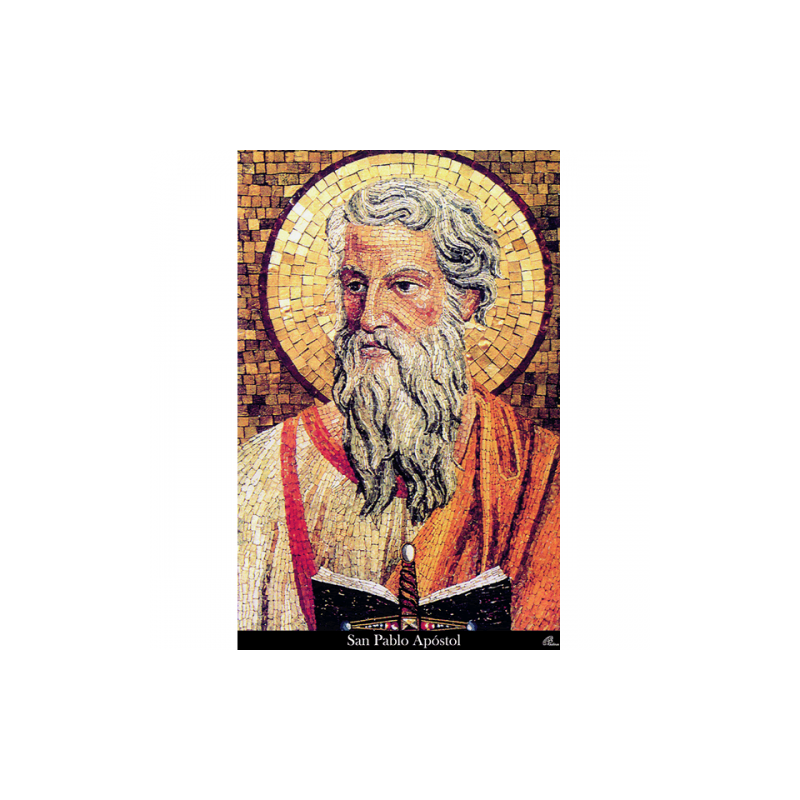 Poster Mediano, Pastoral 5 (San Pablo Apóstol-mosaico)