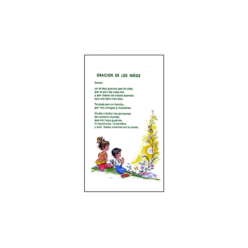 Poster Niños 1 – Oración de los niños