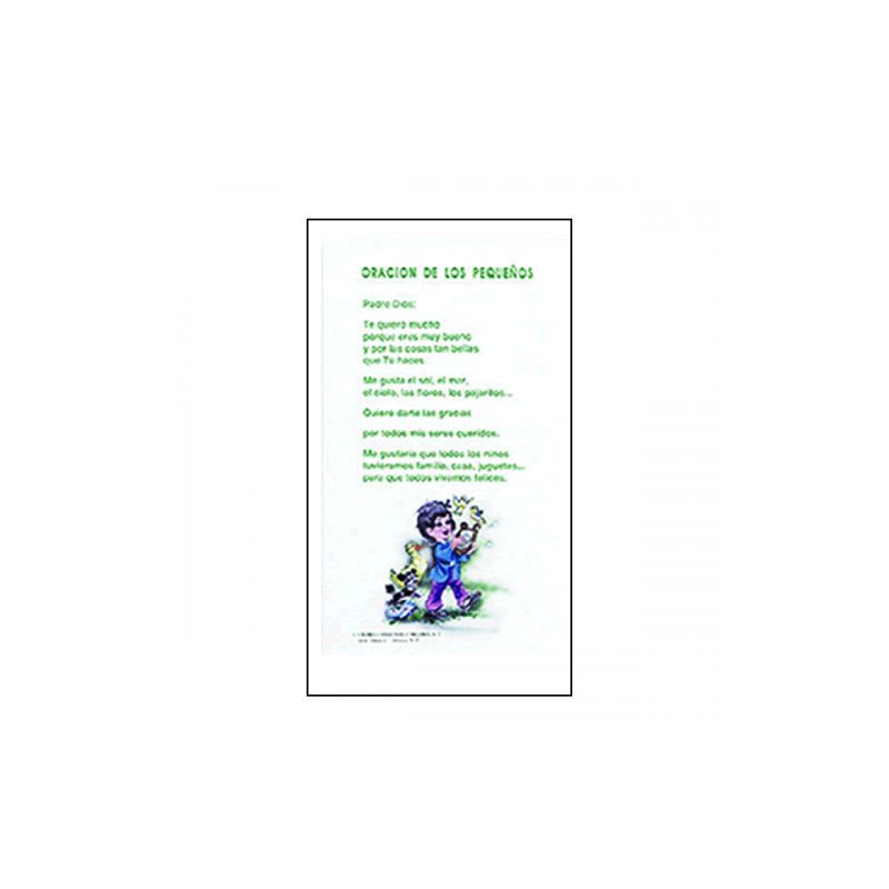 Poster Niños 2 – Oración de los pequeños