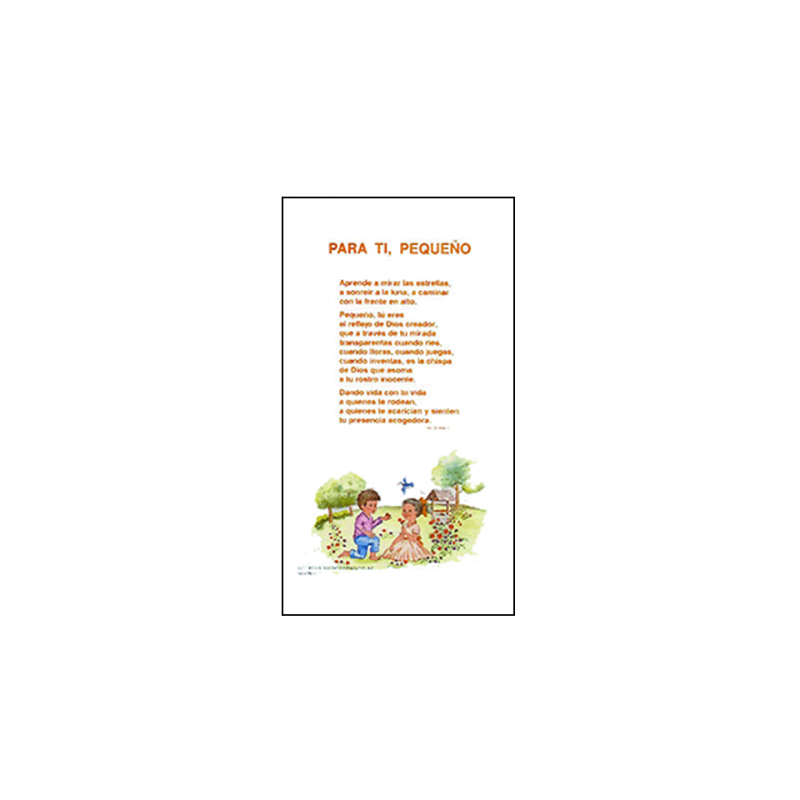 Poster Niños 7 – Para ti, pequeño