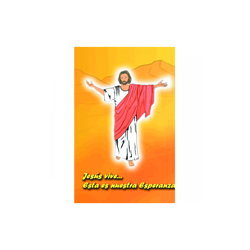 Poster Nuestra semana santa 6 (Jesús vive – domingo)