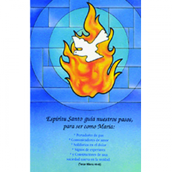 Poster Pentecostés 3 (Espíritu Santo guía nuestros pasos)