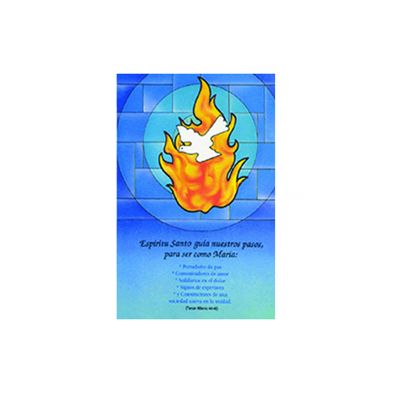 Poster Pentecostés 3 (Espíritu Santo guía nuestros pasos)