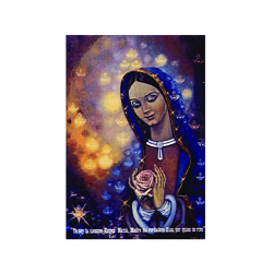 Poster Tepeyac 1 (Virgen de Guadalupe con Rosas)